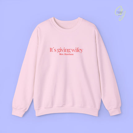 Bride Sweatshirt | BESTICKT Its giving wifey