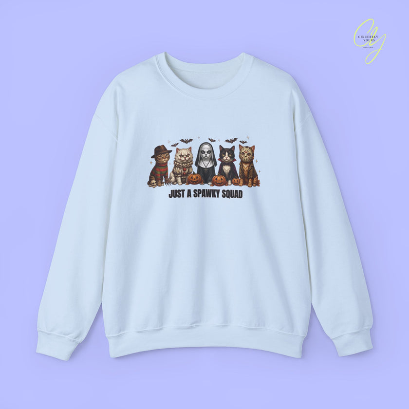 Cat Sweatshirt | Just a spooky squad