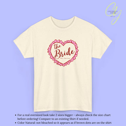 Bridal Shirt | The Bride coquette heart
