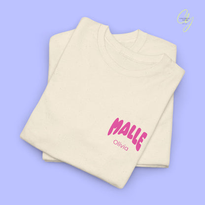 Mallemaus Shirt Malle Maus —  Pink Bauchtasche Bierkrug (Customizable)