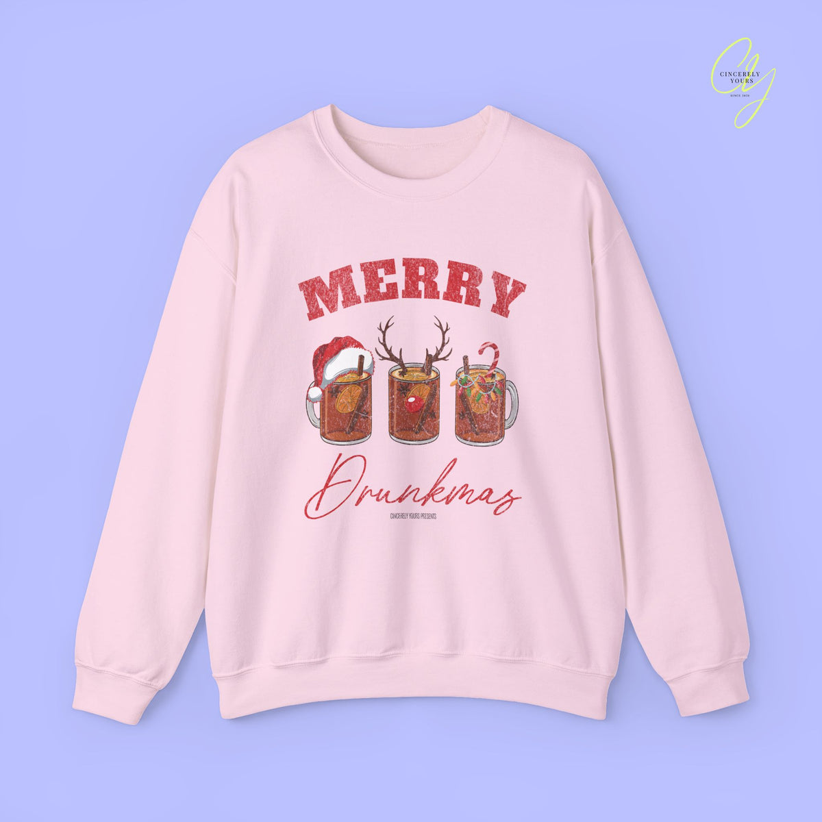 Christmas Sweatshirt | Merry Drunkmas Mulled Wine