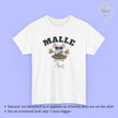 Mallemaus Shirt Malle Maus  - Leopard Bauchtasche Bierkrug