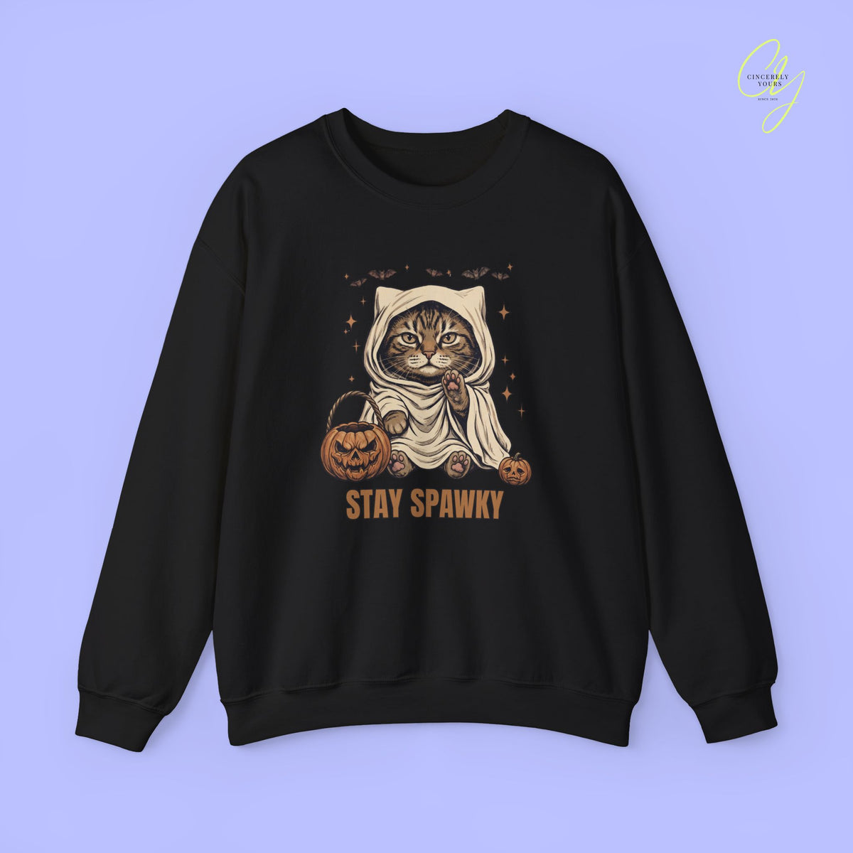 Cat Sweatshirt | Stay spooky