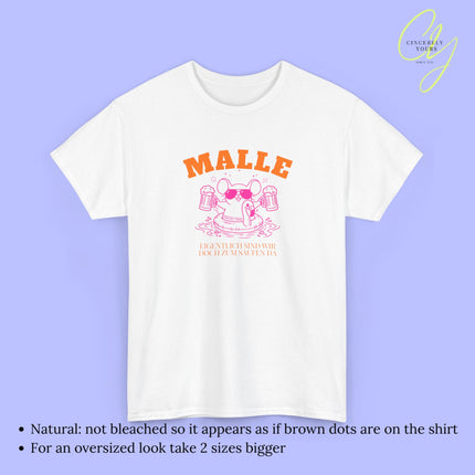 Mallemaus Shirt Malle - Party Shirt Malle Maus Flamingo Bierkrug zum Saufen da