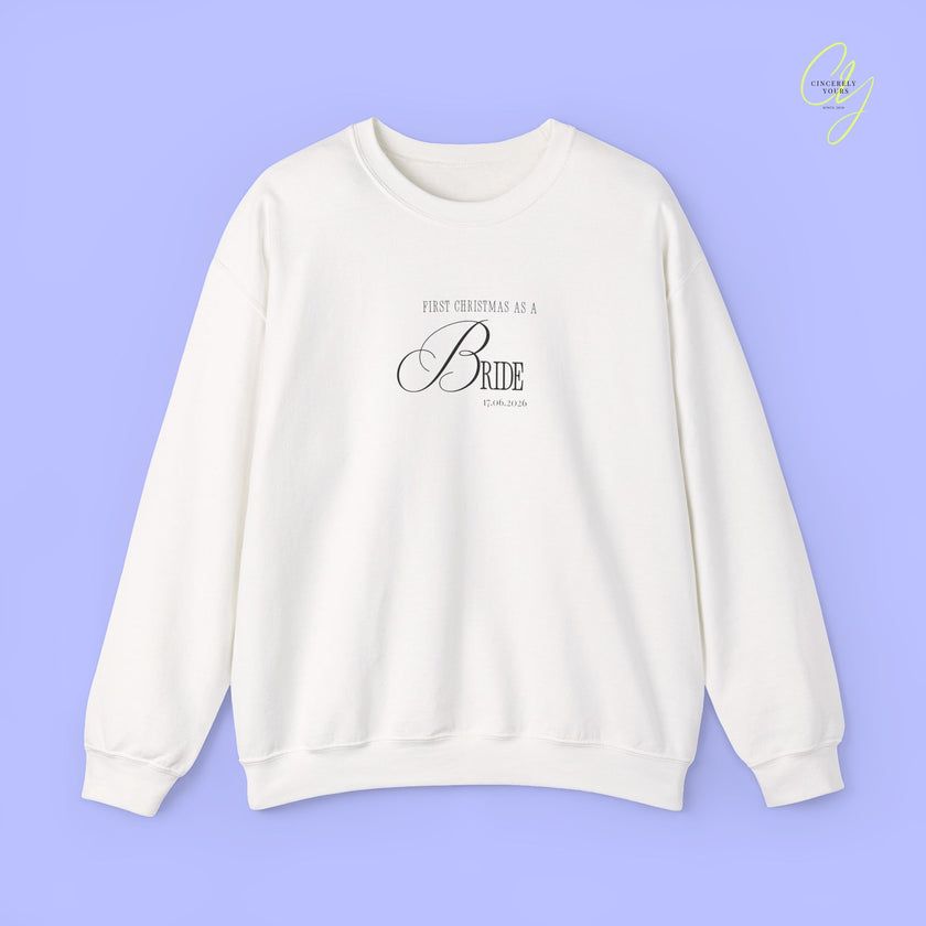 Bride Sweatshirt | First Christmas as a Bride