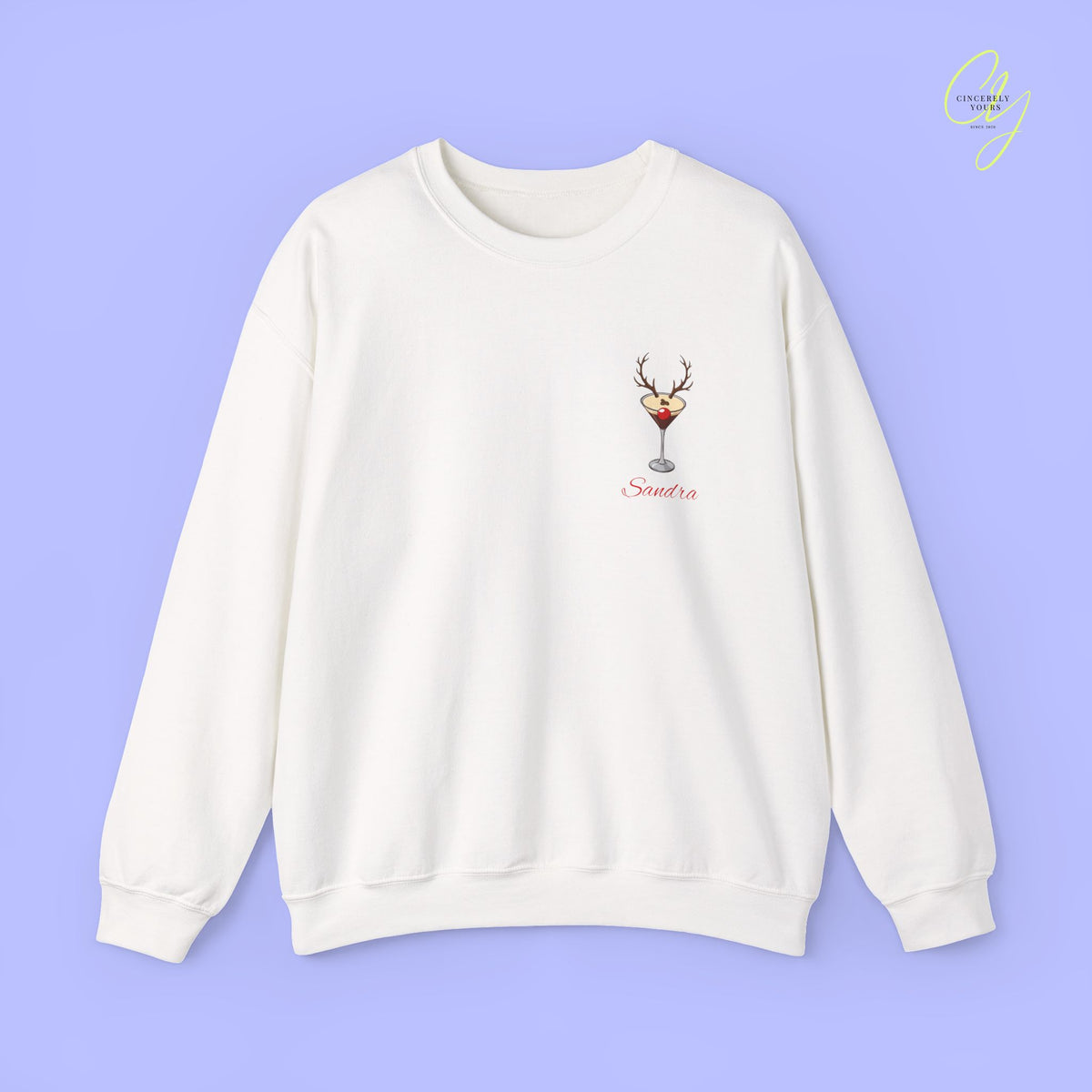 Christmas Sweatshirt | Merry Drunkmas Espresso Martini