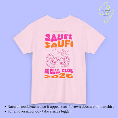 Saufi Saufi Social Club Bierkrug - Malle Shirt Backprint