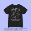 JGA T-Shirt Damen Partner in Wine | Bride on Cloud Wine Shirt