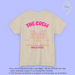 Coquette  Bachelorette Party Tee — The Bride Crew cherry bow Champagne (Customizable) Cincerely Yours