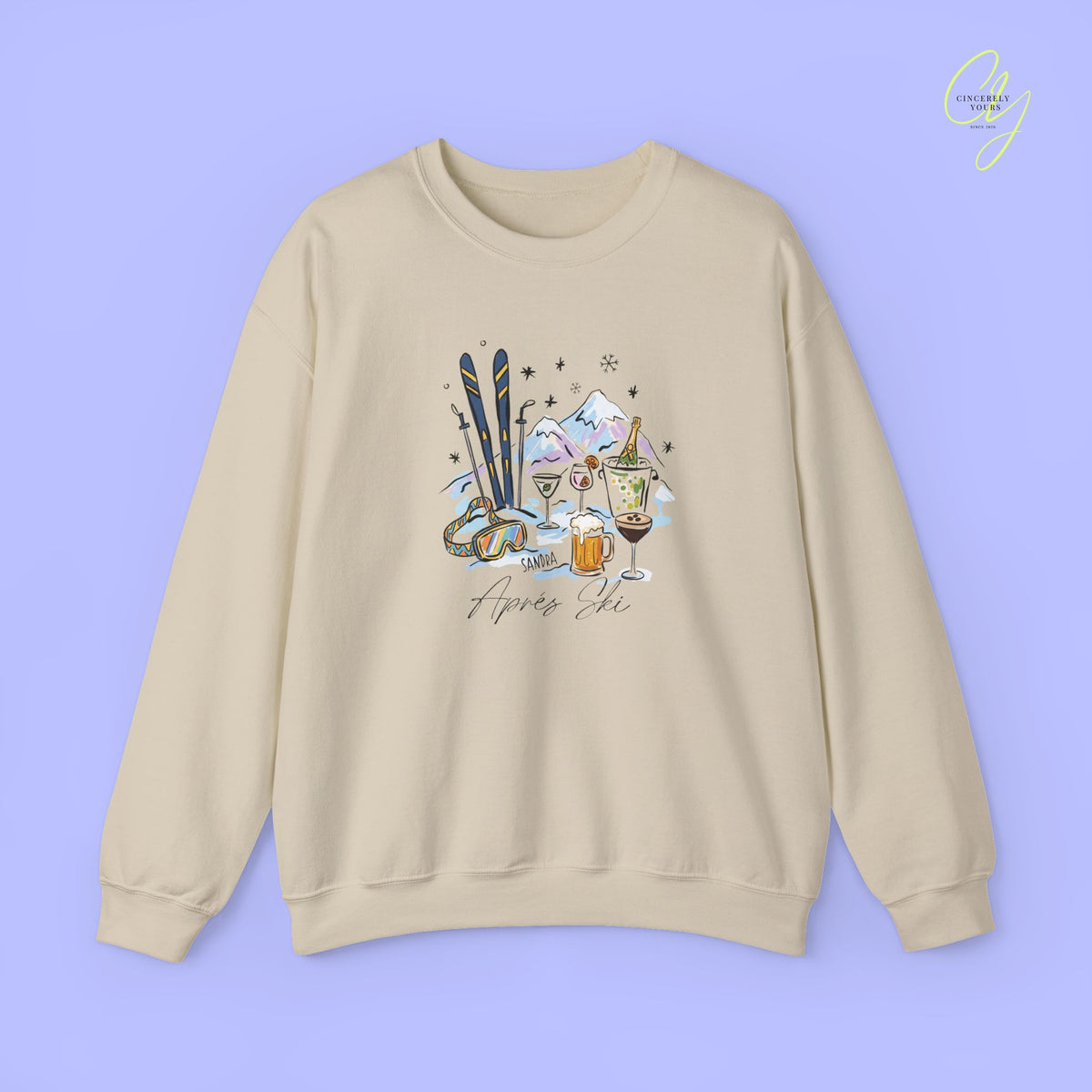 Apres Ski Sweatshirt | Cocktail Mountains