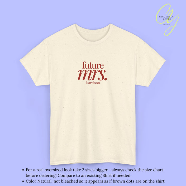 Bride Shirt | Future Mrs