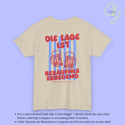 Party Shirt | Die Lage ist besäufniserregend