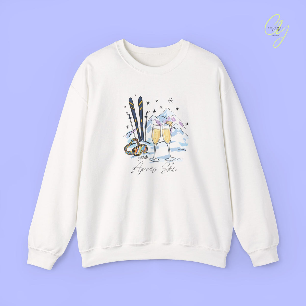 Apres Ski Sweatshirt | Prosecco Mountains