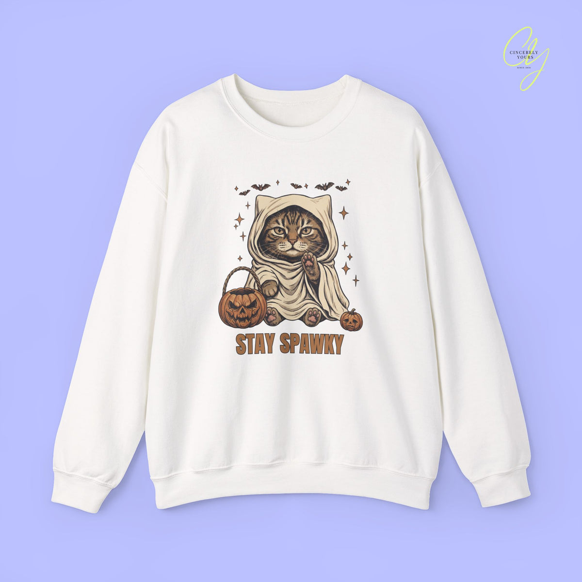 Cat Sweatshirt | Stay spooky