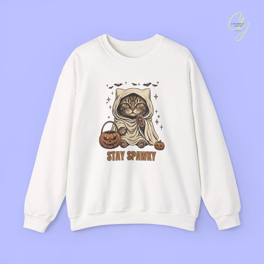 Cat Sweatshirt | Stay spooky