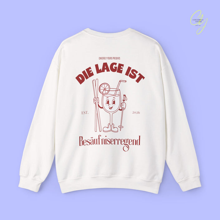 Party Sweater | Aprés Ski Spritz Maskottchen Die Lage ist besäufniserregend