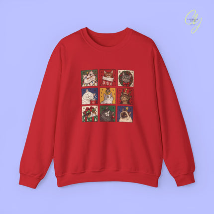 Cat Sweatshirt | Christmas Cats