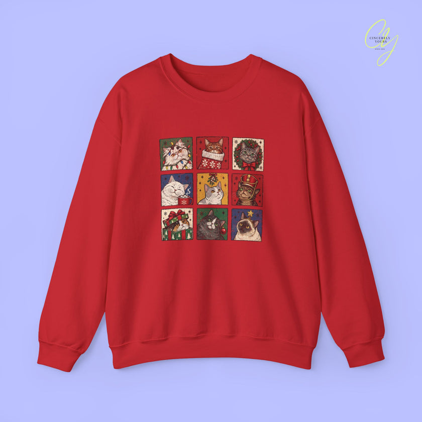 Cat Sweatshirt | Christmas Cats