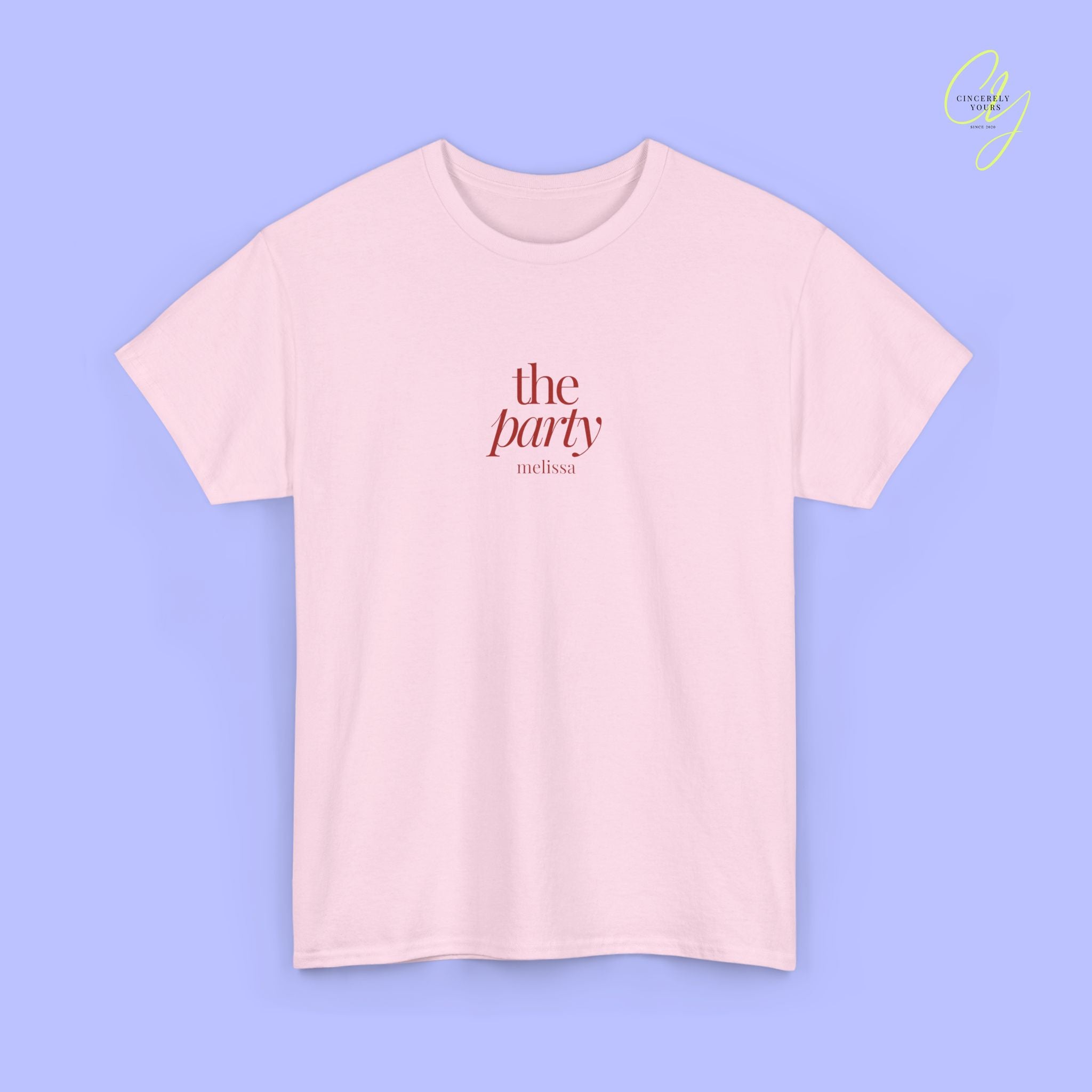 JGA Shirt Damen | The Party  Old Money Bachelorette Shirt minimal (customizable)
