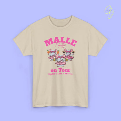 Malle Party Shirt — Malle Party Maus on tour Bierkrug, Spritz, Espresso Martini Customizable) Printify