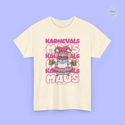 Karneval Shirt | Karnevals Maus pink Bierkrug