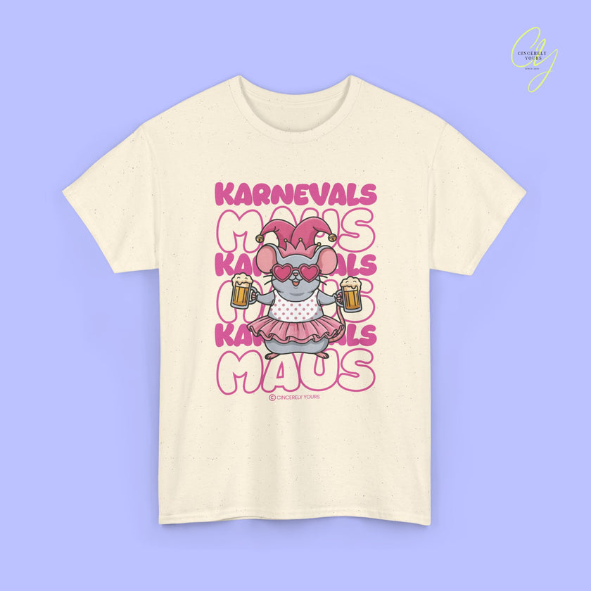 Karneval Shirt | Karnevals Maus pink Bierkrug