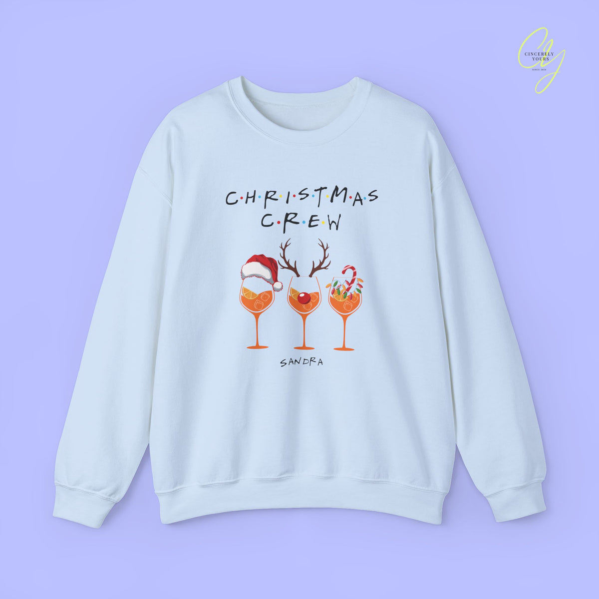 Christmas Sweatshirt | Christmas Crew Spritz