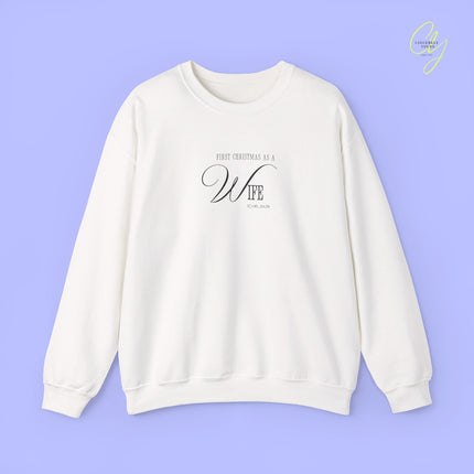 Bride Sweatshirt | First Christmas as a Wife