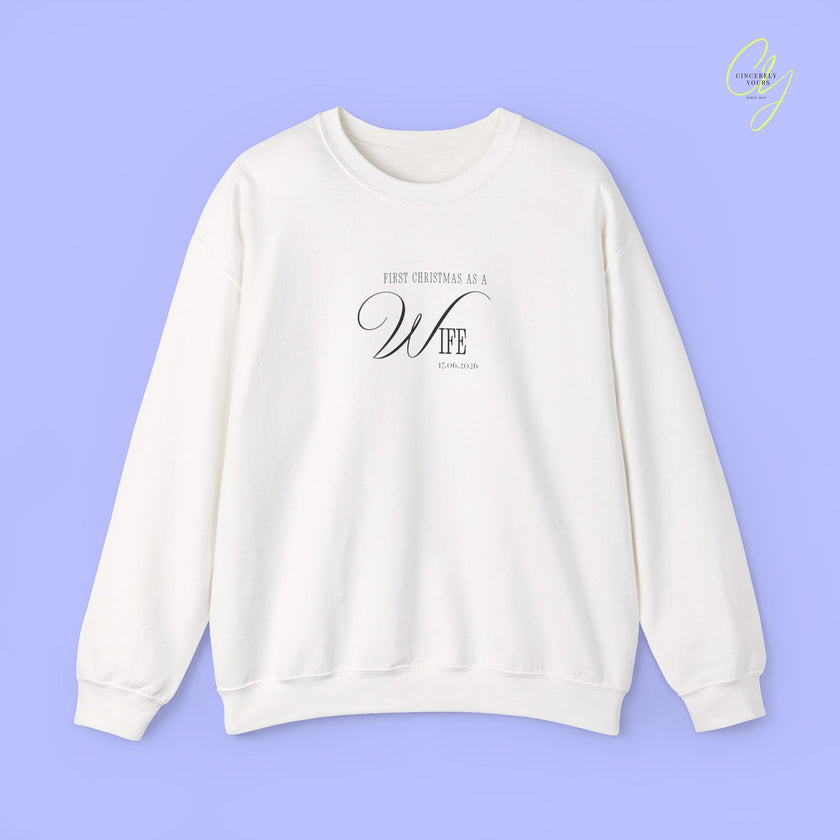 Bride Sweatshirt | First Christmas as a Wife