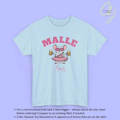 Malle Party Shirt — Malle Party Maus Bierkrug Bauchtasche (Customizable) Cincerely Yours