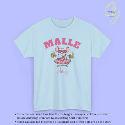 Malle Party Shirt — Malle Party Maus Bierkrug Bauchtasche (Customizable) Cincerely Yours