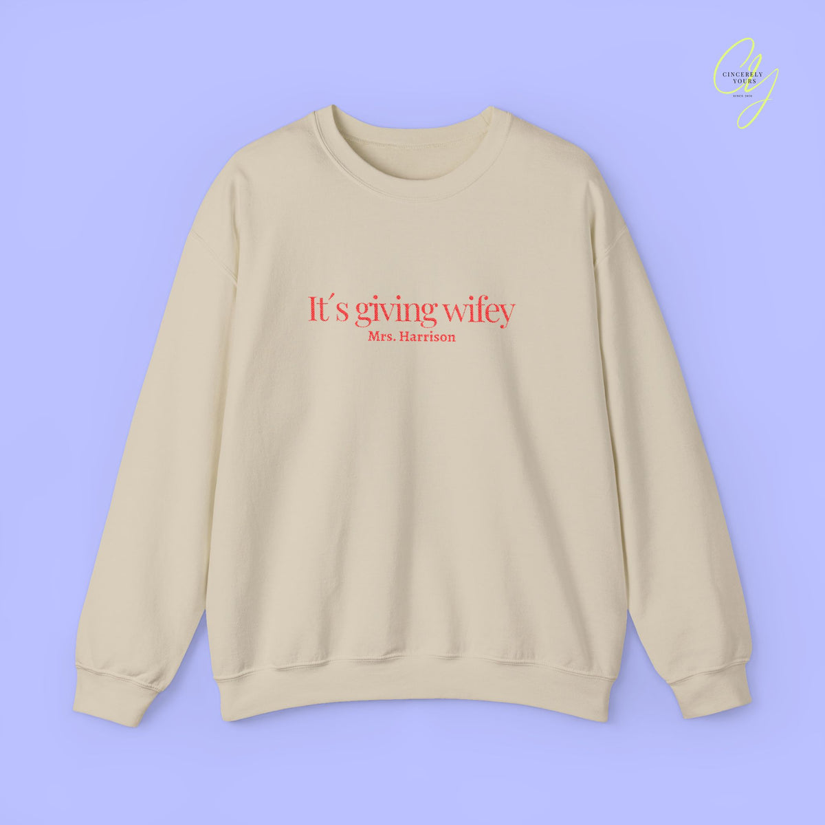 Bride Sweatshirt | EMBROIDERED It’s giving wifey