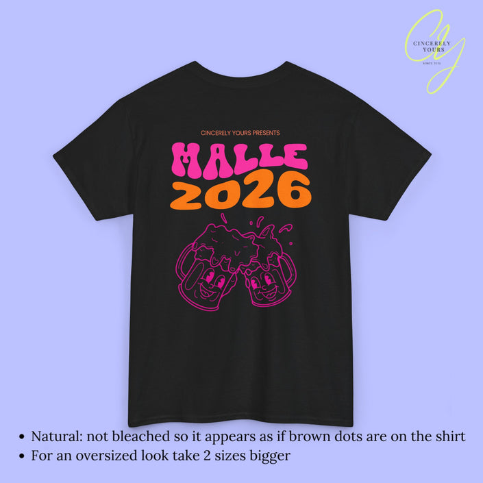 Malle Shirt 2026 - Neon Bierkrüge Party Shirt | Cincerely Yours