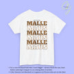 Mallemaus Shirt — Malle Maus Schriftzug Leopard Backprint Malle Shirt (Customizable)