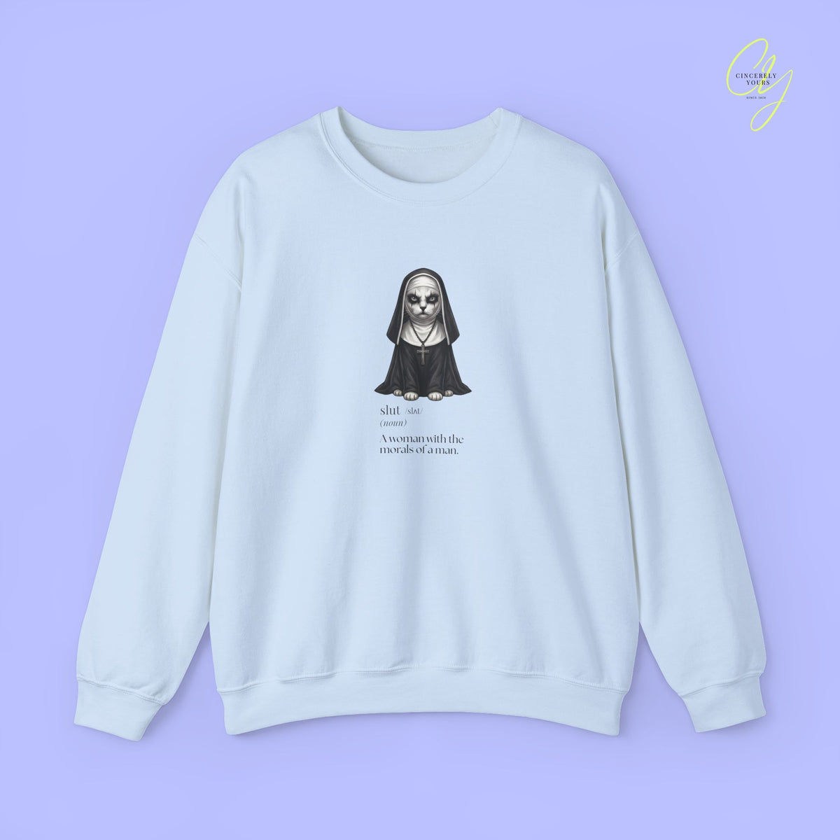 Cat Sweatshirt | Slut definition