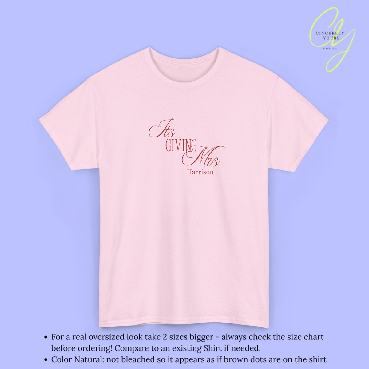 Bride Shirt | It's giving Mrs.