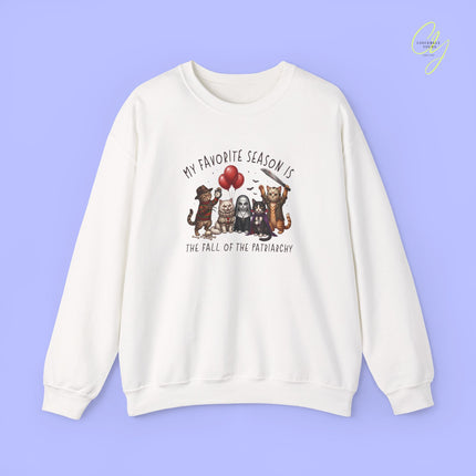 Cat Sweatshirt | Fall of the patriarchy