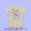 JGA Shirt Damen | Bachelorette Tee Doodle Handdrawn Braut Party Shirt