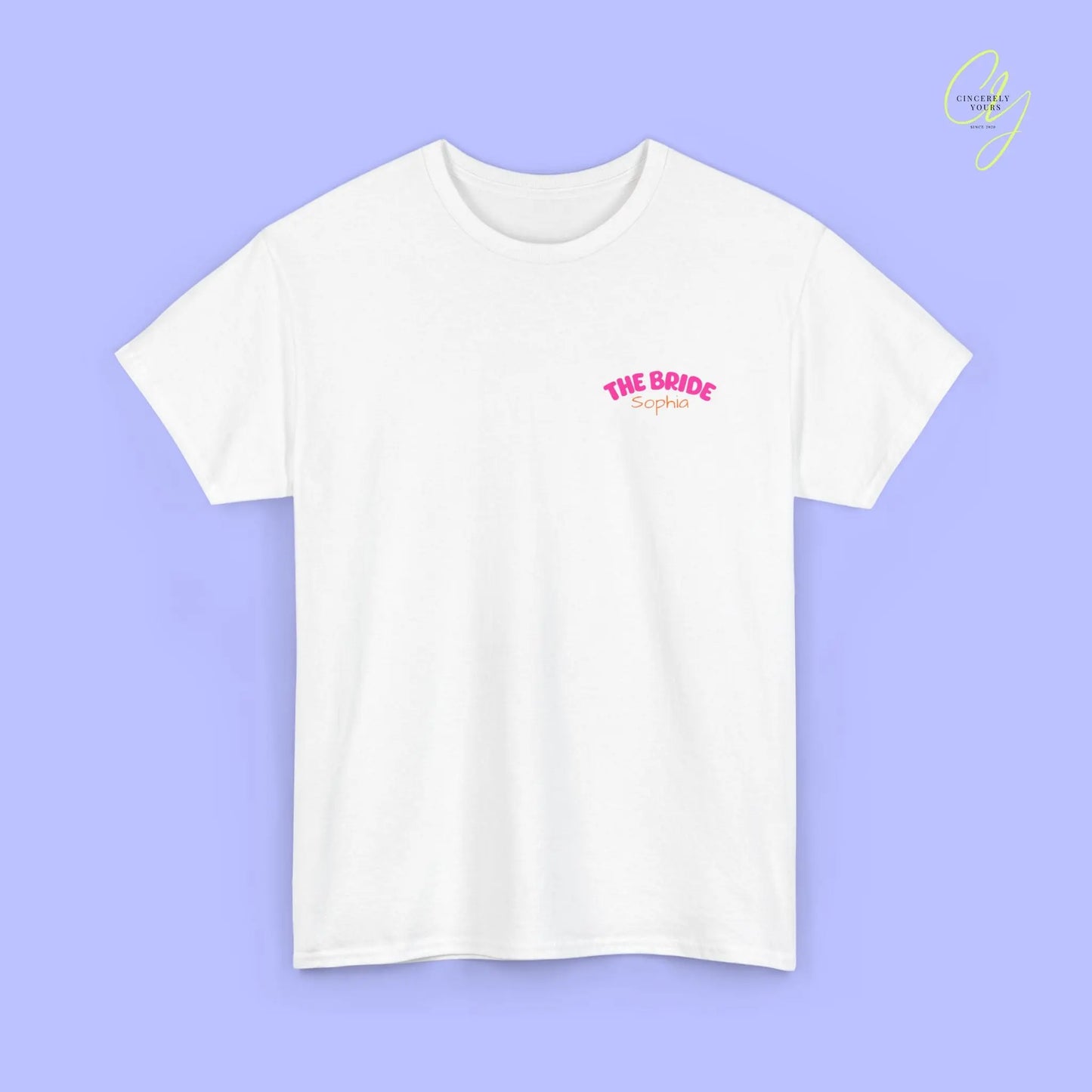 Coquette  Bachelorette Party Tee — The Bride Crew cherry bow Champagne (Customizable) Cincerely Yours