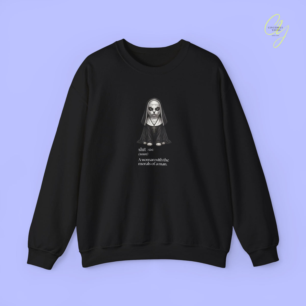 Cat Sweatshirt | Slut definition