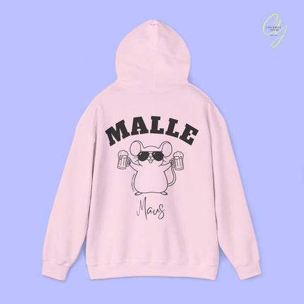 Malle Maus Hoodie — Mallemaus Bierkrug Party Sweatshirt