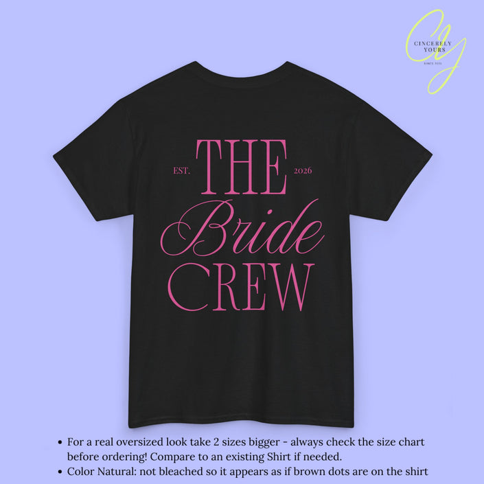 Old Money Bachelorette Party Tee — The Bride to be Crew Bach Shirt (Customizable)