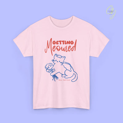 Bride Shirt | Getting Meowied Hand drawn