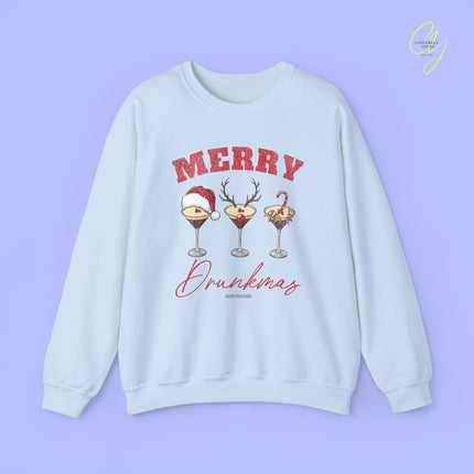 Christmas Sweatshirt | Merry Drunkmas Espresso Martini