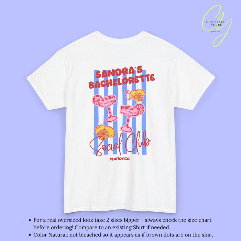 JGA Shirt | Italian Summer hand drawn backprint