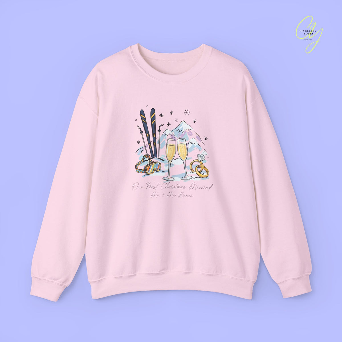 Bride Sweatshirt | Our First Christmas Married