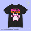 Mallemaus Shirt - Malle maus neon Bierkrug Malle 2026 Backprint