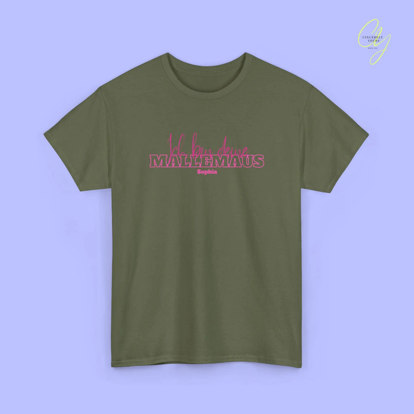 Mallemaus Shirt Malle - Ich bin deine Malle Maus (Personalisierbar)