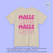 Mallemaus Shirt  —  Malle Maus T-Shirt pink backprint(Customizable)