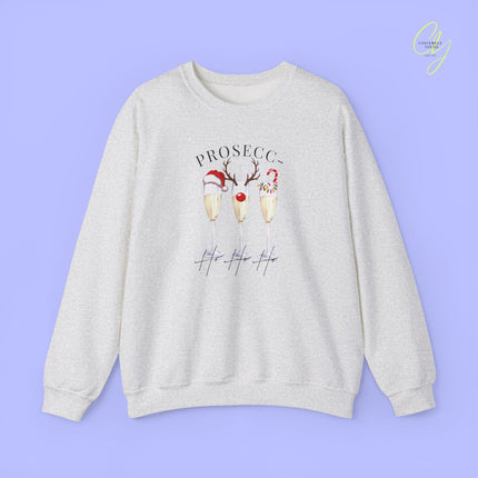 Christmas Sweatshirt | Prosecc- ho ho ho
